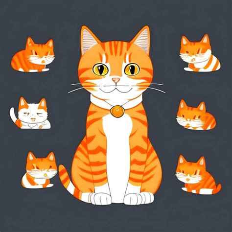 Premium Ai Image Cat Illustration