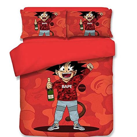 Koongso 3d Dragon Ball Bedding Sets Reversible 3 Pieces Soft Breathable