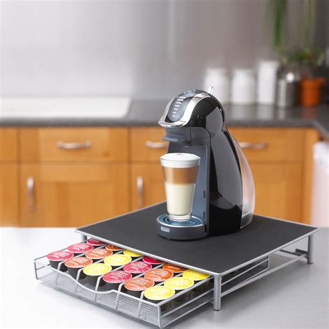Coffee Machine Stand And Capsule Pod Storage Holder Drawer For Nespresso