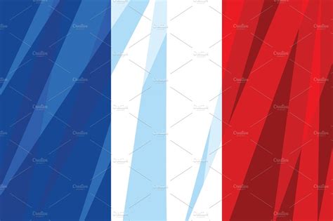 The National Flag Of France Pre Designed Illustrator Graphics