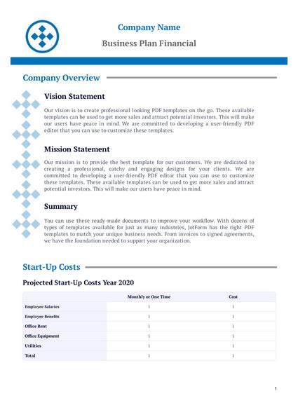 The united states small business administration (sba) presents two business plan formats what are the main components of a business plan? Startup Business Plan Template Pdf | IPASPHOTO