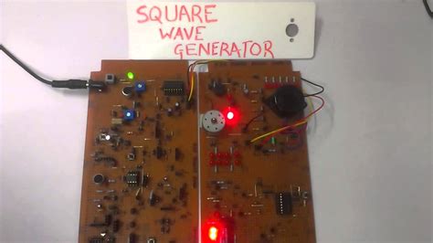Square Wave Generator Using 555 Timer Ic Youtube