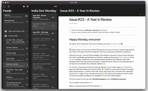 4 Best Rss Feed Readers For Macos