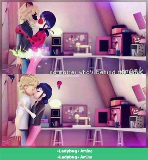 El Beso De Adrien X Marinette Wiki •miraculous Ladybug Español• Amino