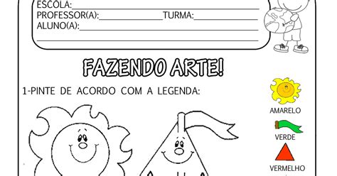 Atividade Pronta Fazendo Arte Diy Artes E Mimos