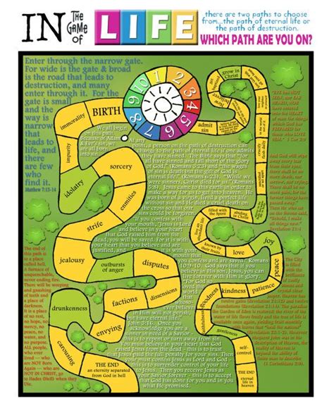 Game Of Life Worksheets