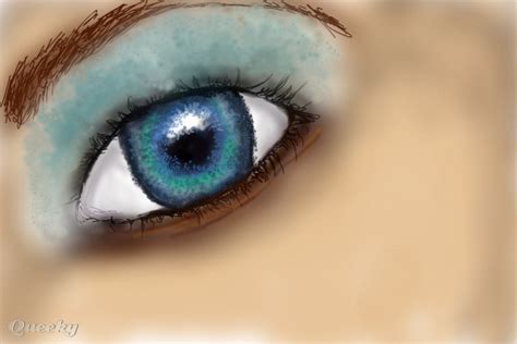 Eye ← A Photorealism Speedpaint Drawing By Maxfanmf Queeky Draw And Paint