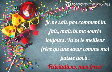 Texte Anniversaire Emouvant Frere