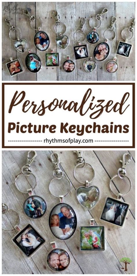 Personalized Picture Keychain Diy Photo Charms Tutorial Rop