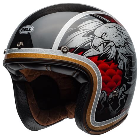 The bell shows the spirit of camaraderie among bikers. Bell Custom 500 Carbon Osprey Helmet - Cycle Gear