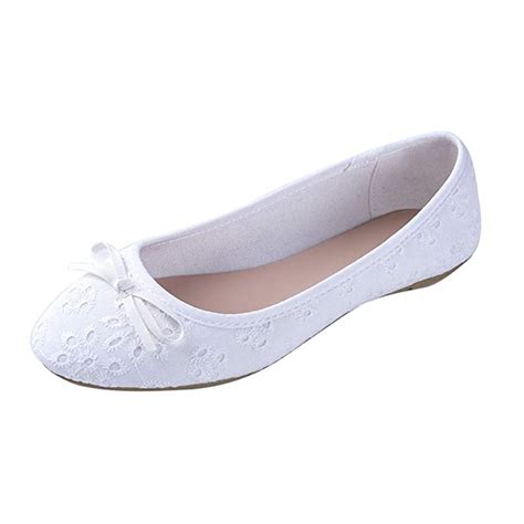 Buy Dcfodk Womens Ballet Flats Casual Comfort Soft Silp On Flat Shoes