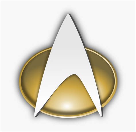 Logo Sternenflotte Tng Star Trek Badge Png Transparent Png Kindpng
