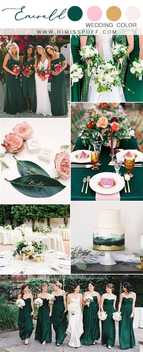 ️ Top 10 Wedding Color Scheme Ideas For 2023 Hi Miss Puff Emerald