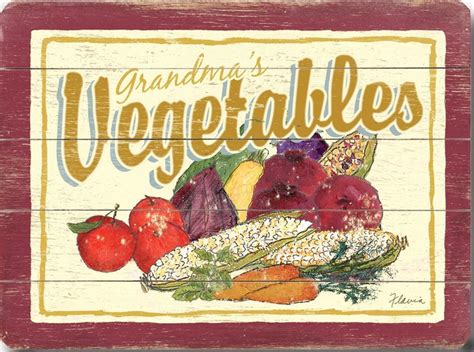 Raised beds, pots and planters, supports, soils and more. Vegetables Custom Sign: Custom Vintage Signs | Vintage ...