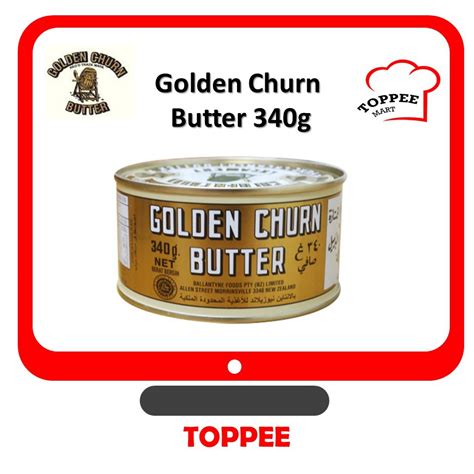Pembayaran mudah, pengiriman cepat & bisa cicil 0%. GOLDEN CHURN Butter 340g Expire: October 2020 [NEW ...