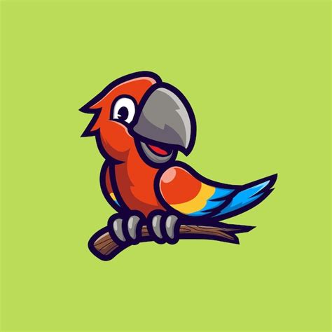 Premium Vector Parrot Vector Illustration Design