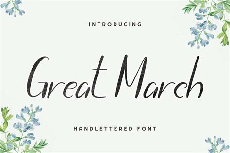 Great March Font Edric Studio Fontspace