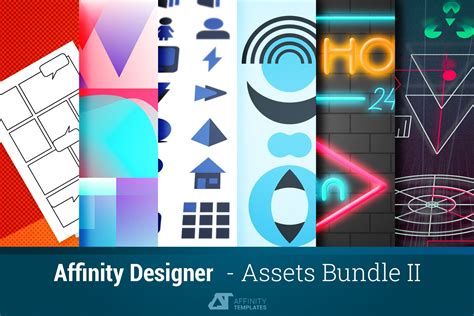 Assets Bundle 2 Affinity Designer | Pre-Designed Illustrator Graphics