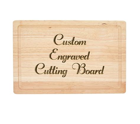 Wood Engraved Custom Cutting Board Anniversary Or Wedding Gift