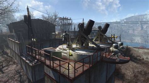 fallout 4 settlement tour no mods oberland station youtube