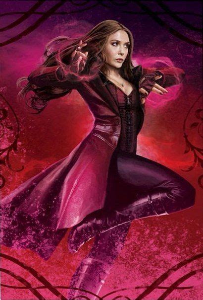 Scarlet Witch Gets Captain America Civil War Promotional Art Scarlet