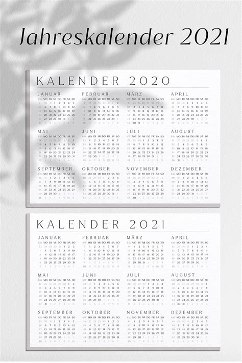 Kalender 2021 Planer Zum Ausdrucken A4 Kalender 2021 Und 2020