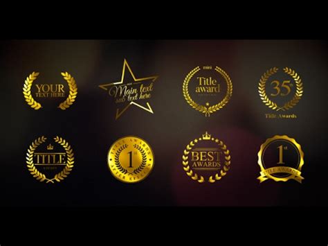 Project features after effects cs6 and above fullhd resolution. Awards Titles | After Effects template - YouTube