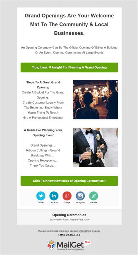 [Email Marketing] 12+ Best Event Email Templates 2018 | FormGet