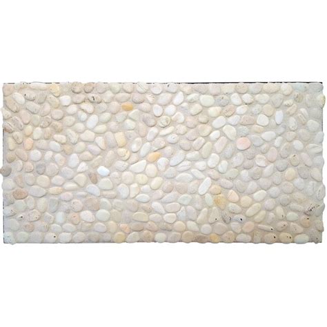 Solistone Micro Pebbles 10 Pack Playa Beige 12 In X 12 In Honed Natural