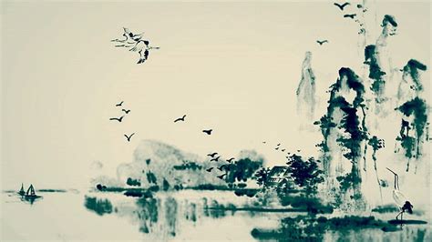 Hd Wallpaper Chinese Painting Painting Art Artwork Landscape Ink