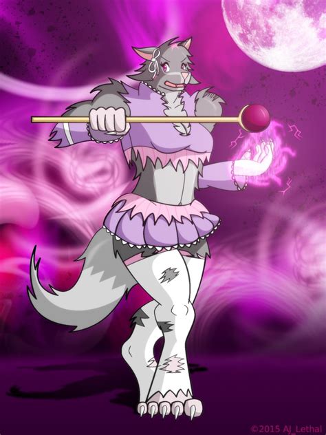 Magical Werewolf Girl By Aj Lethal On Deviantart
