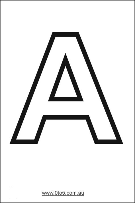 Letter A Printable Template Alphabet Templates Kindergarten Name