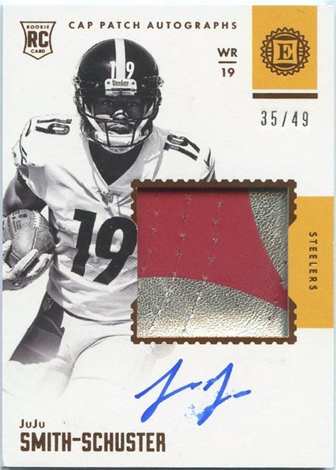 Year set team card # price; Future Watch: JuJu Smith-Schuster Rookie Football Cards, Steelers