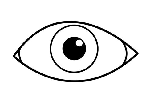 Kleurplaat oog. Gratis kleurplaten om te printen afb 26921.