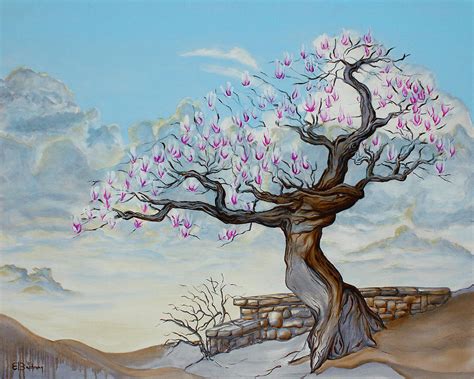 15 Best New Painting Japanese Tree Art Pink Wool