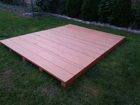 Diy wood pallet garden gazebo deck with furniture. Floating Pallet Deck Cool Pinterest - Home Building Plans ...
