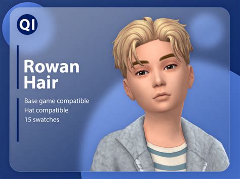 The Sims Resource Rowan Hair Sims 4 Toddler Sims 4 Cc Kids