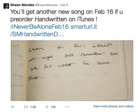 The Life Of Zoe Shawn Mendes Album Handwritten