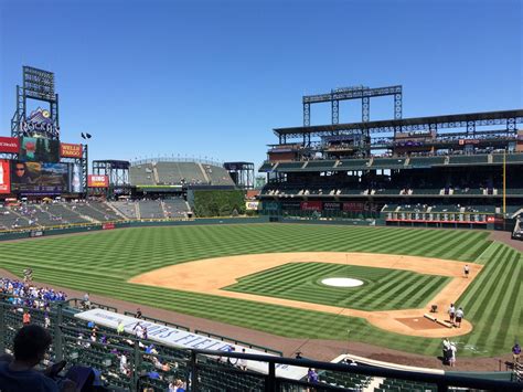 Coors Field Map Of Seats