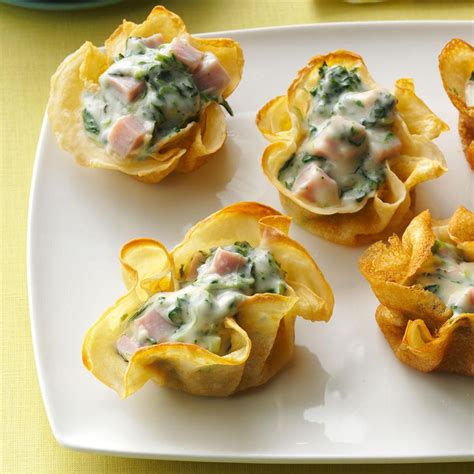 Ham Spinach Crepe Cups Recipe How To Make It