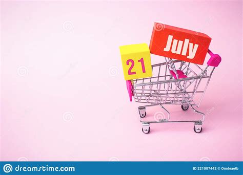 July 21st Day 21 Of Month Calendar Date Stock Photo Image Of