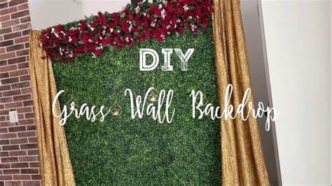 Diy Grass Wall Backdropwedding Decorationbaby Showerengagement