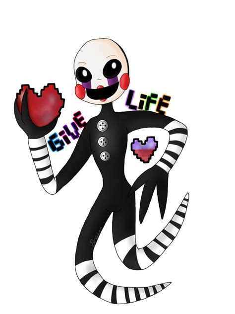 An Image Of A Cartoon Character That Is Holding Something In One Hand And The Words Give Life