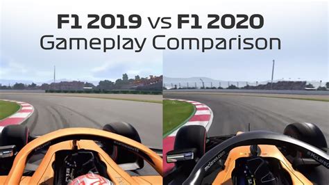 The f1 2021 mod gameplay begins now! F1 2019 vs F1 2020 Gameplay Side By Side - McLaren at ...