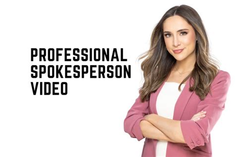 Be Your Female Video Spokesperson By Alliemadison12 Fiverr
