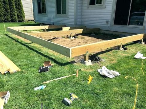 Image Result For Build A Low Deck On The Ground Floating Deck Plans