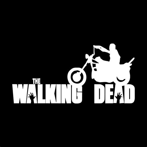The Walking Dead Decal Twd Sticker Daryl Dixon Motorcycle Etsy In