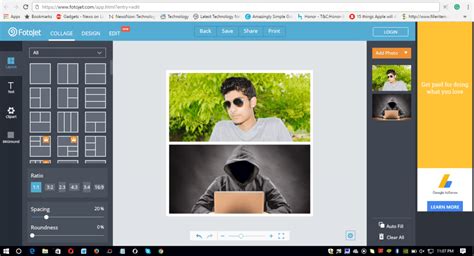 Fotojet Review Online Photo Editor And Graphic Software