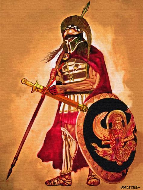 Original Hoplite By Konstantine Alexiou Greek Warrior Ancient Greece