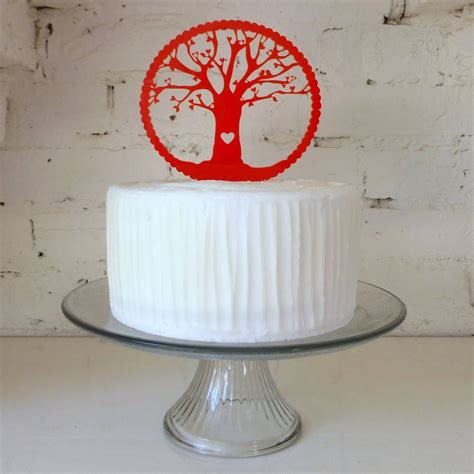 Tree Cake Topper Personalized Tree Cake Toppers Tree Cakes